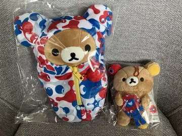 리락쿠마 얏쿠얏쿠 오사카 간사이 엑스포 봉제 인형 2종 세트