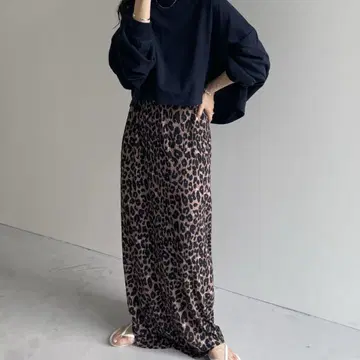 wee9s SHOUBU SKIRT / 레오파드 승부 스커트 새상품