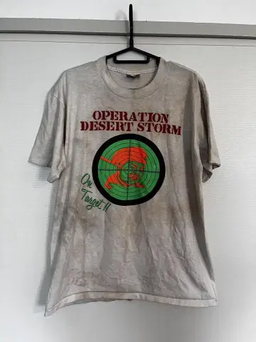 Vintage OPERATION DESERT STORM 티셔츠 XL