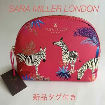 SARA MILLER LONDON 제브라 패턴 파우치 택 포함 새상품