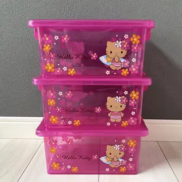 로손 제일복권 일광화상 키티 키티 수납 박스 핑크 산리오