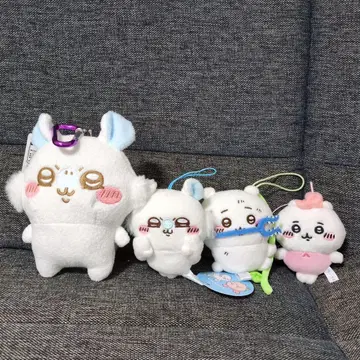 치이카와 (먼작귀) 모모가 봉제 인형 마스코트 가마구치 파우치