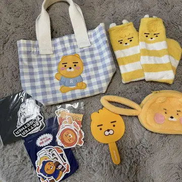 새상품급 카카오프렌즈 라이언 세트로