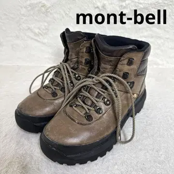 몽벨 몽벨 중후한 천연 가죽 트레킹 부츠 신발 등산화