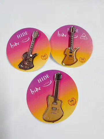 hide Guitar Collection 핀즈 3개 세트
