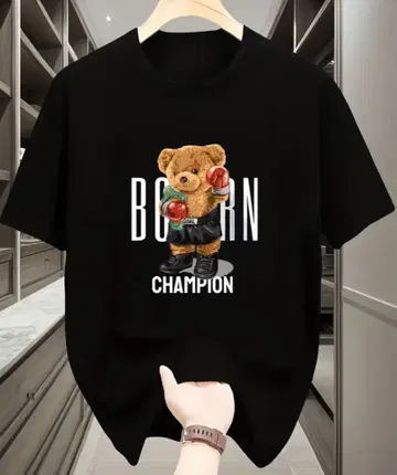 BEAR BOXING 티셔츠 사이즈 L 블랙