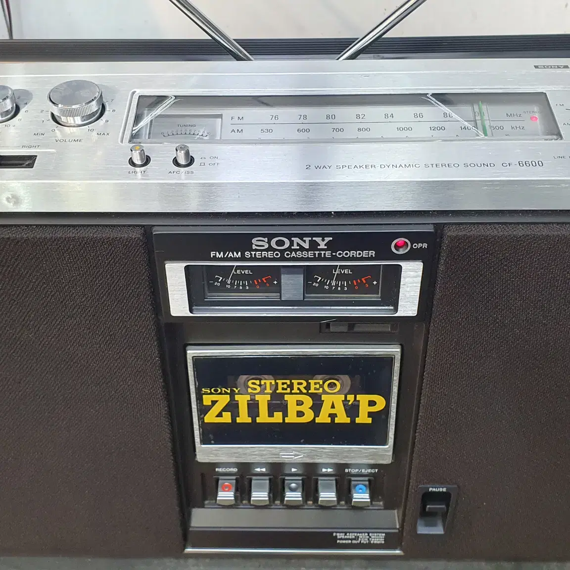 SONY | 소니 Sony CF-6600 Cassette FM Radio/Large #소니카셋트라디오