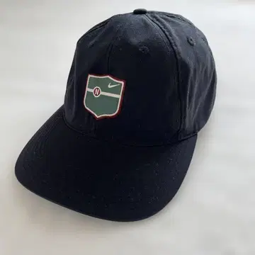 90s NIKE ATHLETICS 캡 나일론 블랙