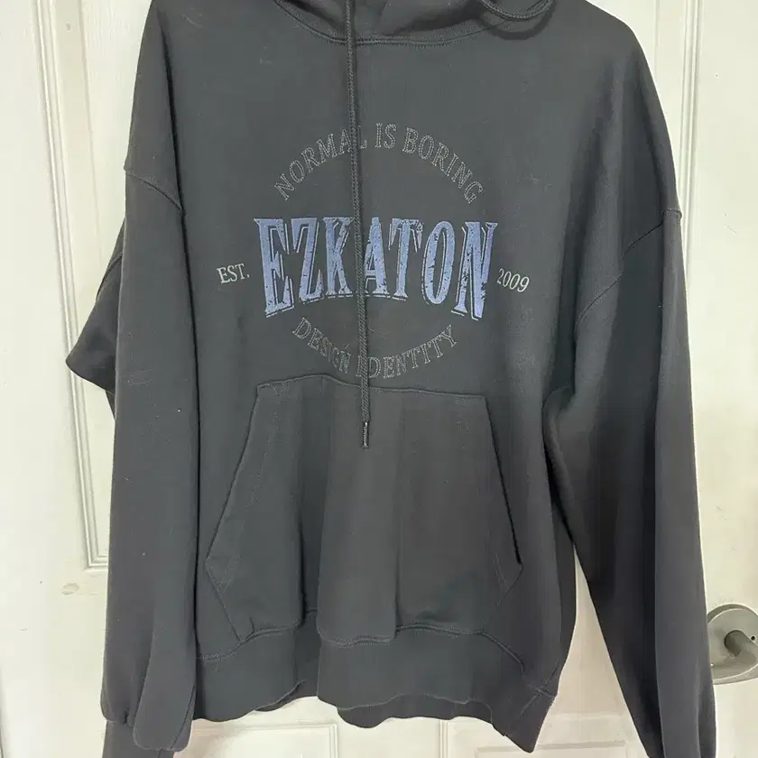 [ EZKATON ]★HORIZON HEAVY COTTON HOODIE Printed 14oz Ultra Heavyweight Loopwheel Cotton Zippered