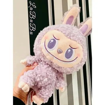POPMART Labubu 봉제 인형 해외 낙원 한정판 보라색