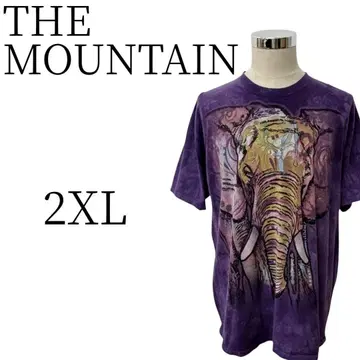 THE MOUNTAIN 코끼리 프린트 티셔츠 2XL