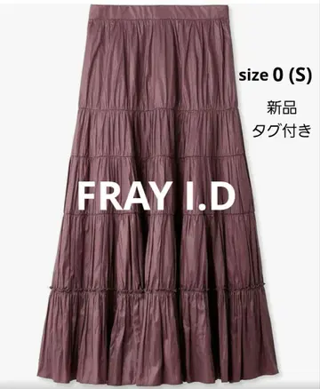새상품, 택 포함, FRAY I.D, 캉캉 스커트, 모브, S, 0