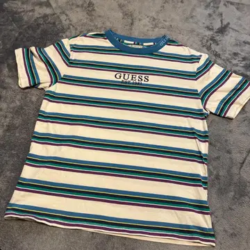 90년대 GUESS 보더 티셔츠 M