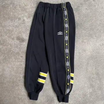 UMBRO 데상트 가시와 레이솔 트랙 팬츠 저지 로고 테이프