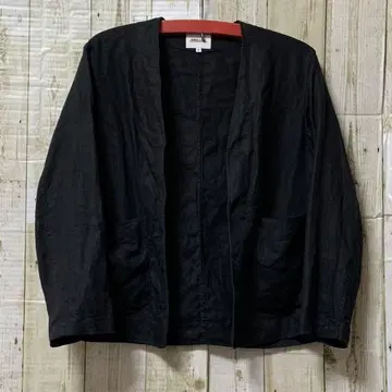 새상품급 morris&sons 린넨 컬러리스 자켓 0 블랙