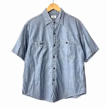 SEARS 봄/여름 샴브레이 셔츠 60년대 빈티지