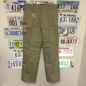 미사용 새상품 Dickies 디키즈 더블니 34 x 32 워크 와이드