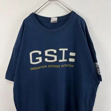 USA 구제 의류 CSI 패러디 티셔츠 네이비 기업 계열