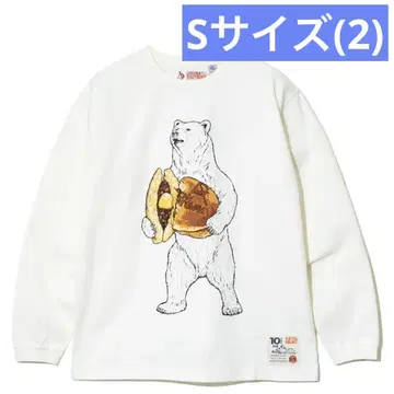 고슬로우캐러밴 초헤비 USA/C 도라야키 곰 롱 슬리브 TEE