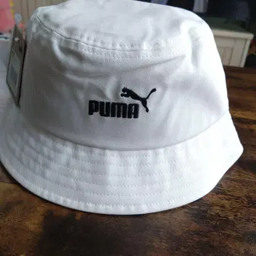 PUMA 화이트 버킷햇 L/XL