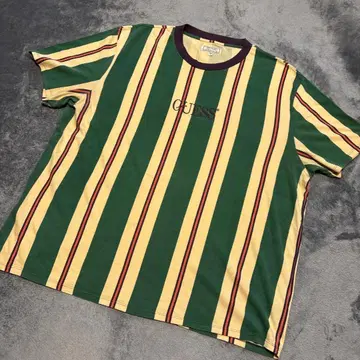 90S GUESS 스트라이프 티셔츠 2XL