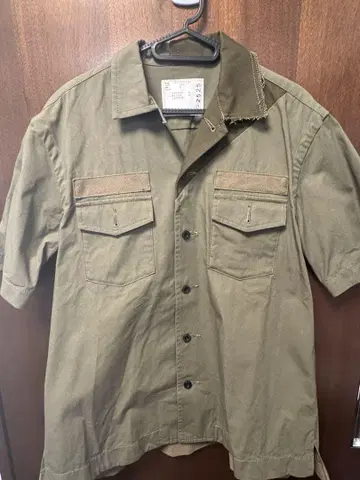 sacai 21-02525M 밀리터리 셔츠