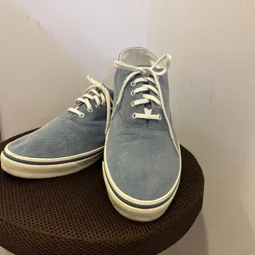 PAPAS 캔버스 스니커즈 24.5cm 하늘색