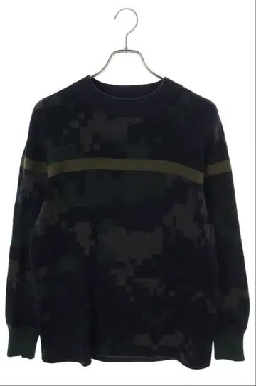 sacai 카모플라주 패턴 디지털 카모플라주 사카이 니트 맨투맨