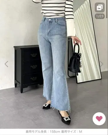 프로즈 베일 플레어 데님 팬츠 PL 사이즈 L 청바지 택 포함 새상품