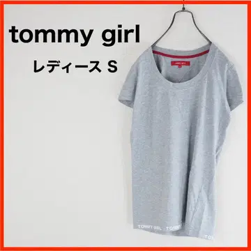 A3514 새상품급 tommy girl 반팔 티셔츠 S 그레이