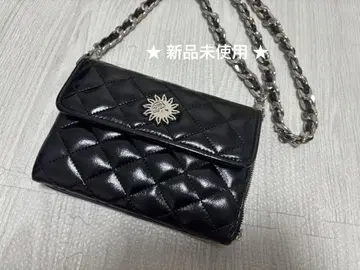 미사용 새상품 EVRIS 미니 지갑 체인 백