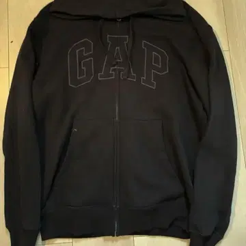 GAP 블랙 집업 후드티