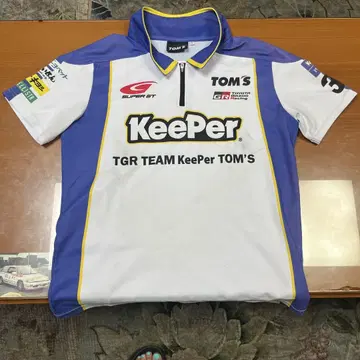 TOM'S TGR TEAM KeePer TOM'S 피케 셔츠 L 사이즈