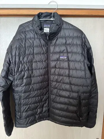 patagonia 남성 M 블랙 다운 재킷