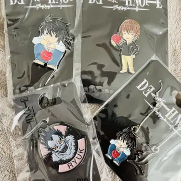 DEATHNOTE 데스노트 귀걸이 핀 배지 핀즈 4종