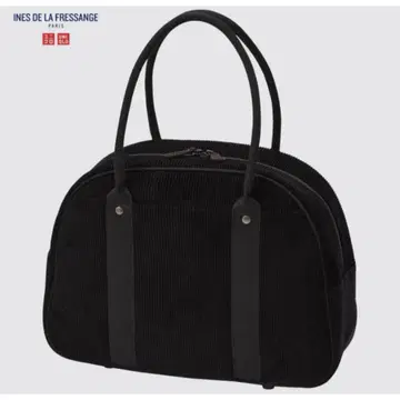이네스 유니클로 코듀로이 보스턴 백