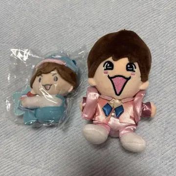 나니와단시 후지와라 죠이치로 봉제 인형 2개 세트