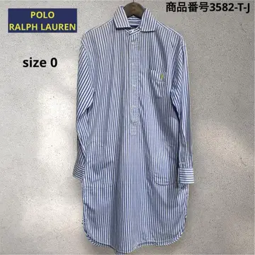 POLO RALPH LAUREN 스트라이프 셔츠 원피스 사이즈 0