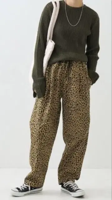 FREAK'S STORE 셰프 팬츠 레오파드