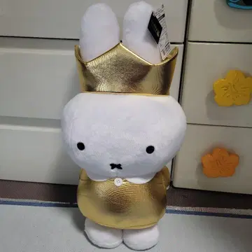 미피 왕관 봉제 인형 약 30cm