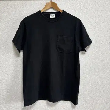CAMBER 캠버 USA 헤비 코튼 가슴 포켓 반팔 티셔츠 블랙 S