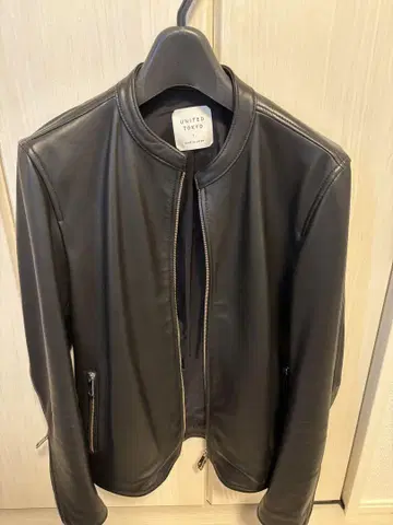 UNITED TOKYO 블랙 싱글 라이더 자켓 사이즈 1
