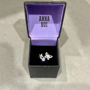 ANNA SUI 나비와 별 모티브 반지 6호