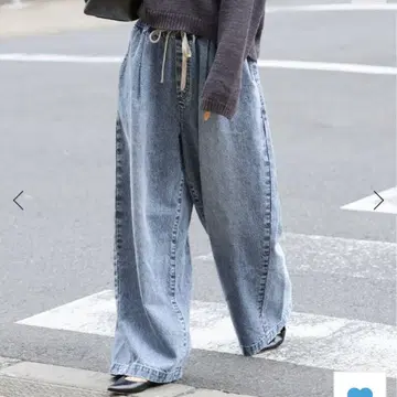 저널 스탠다드 이지 데님 와이드 팬츠 38 사이즈