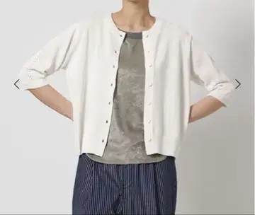 택 포함 새상품 UNITED ARROWS 아일렛 가디건