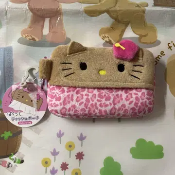 시마무라 일광화상 키티 티슈 파우치 핑크