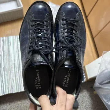 REGAL 로퍼 블랙/네이비
