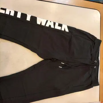 LIBERTY WALK 블랙 조거 팬츠