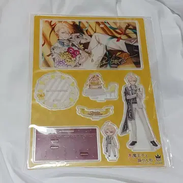 악마왕자와 꼭두각시 인형 아쿠아야 클로드 벌스데이 굿즈 아크릴 플레이트