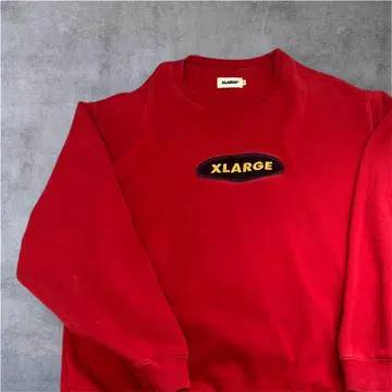 XLARGE 레드 맨투맨 M 사이즈 레어 가격 인하 가능